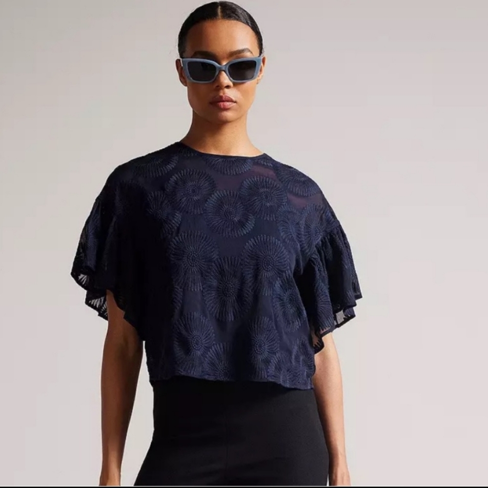 Ted Baker Brionni Embroidered Blouse